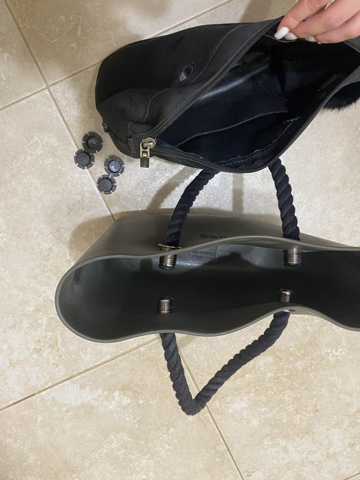 Оригинална сива чанта O bag