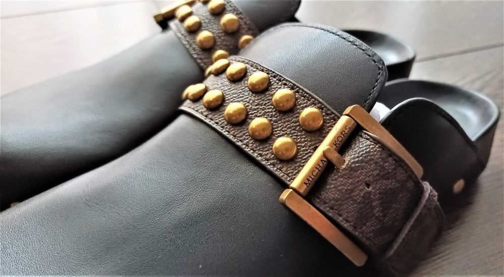 Michael Kors, saboti negri din piele naturala, marime 36