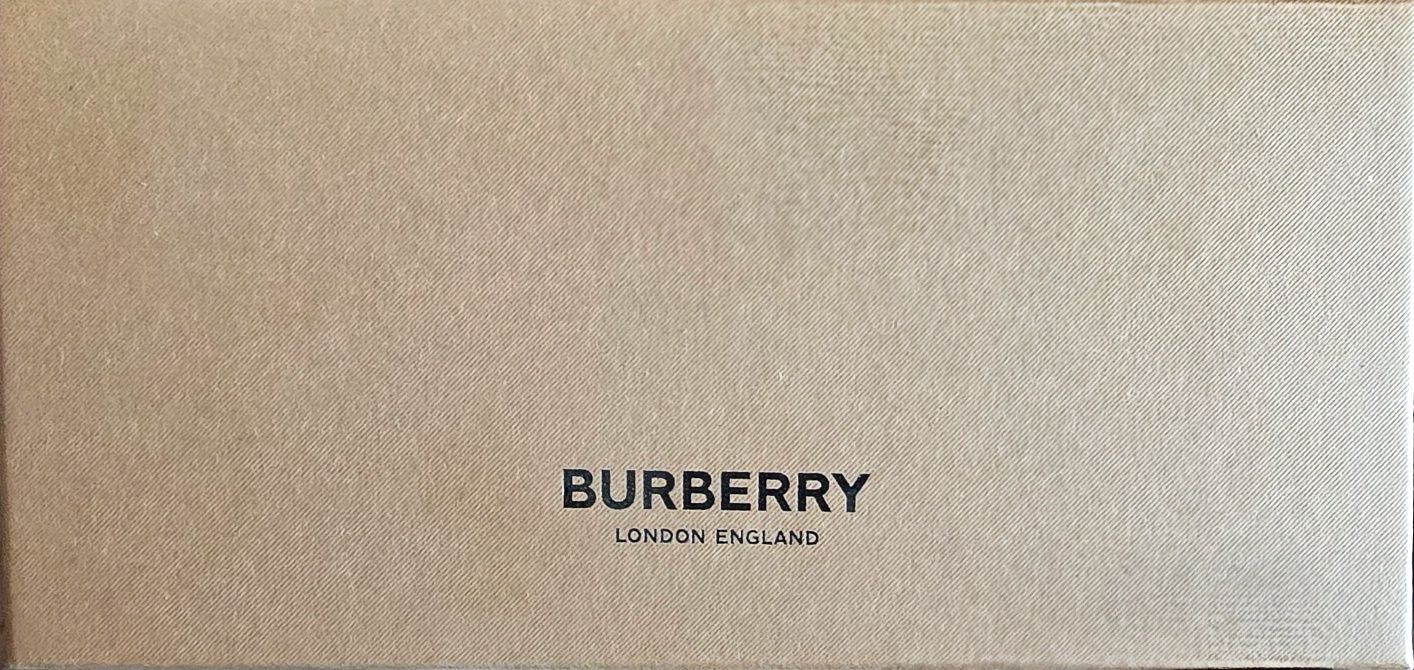 Очки Burberry  палладиевого металла с полуоправ