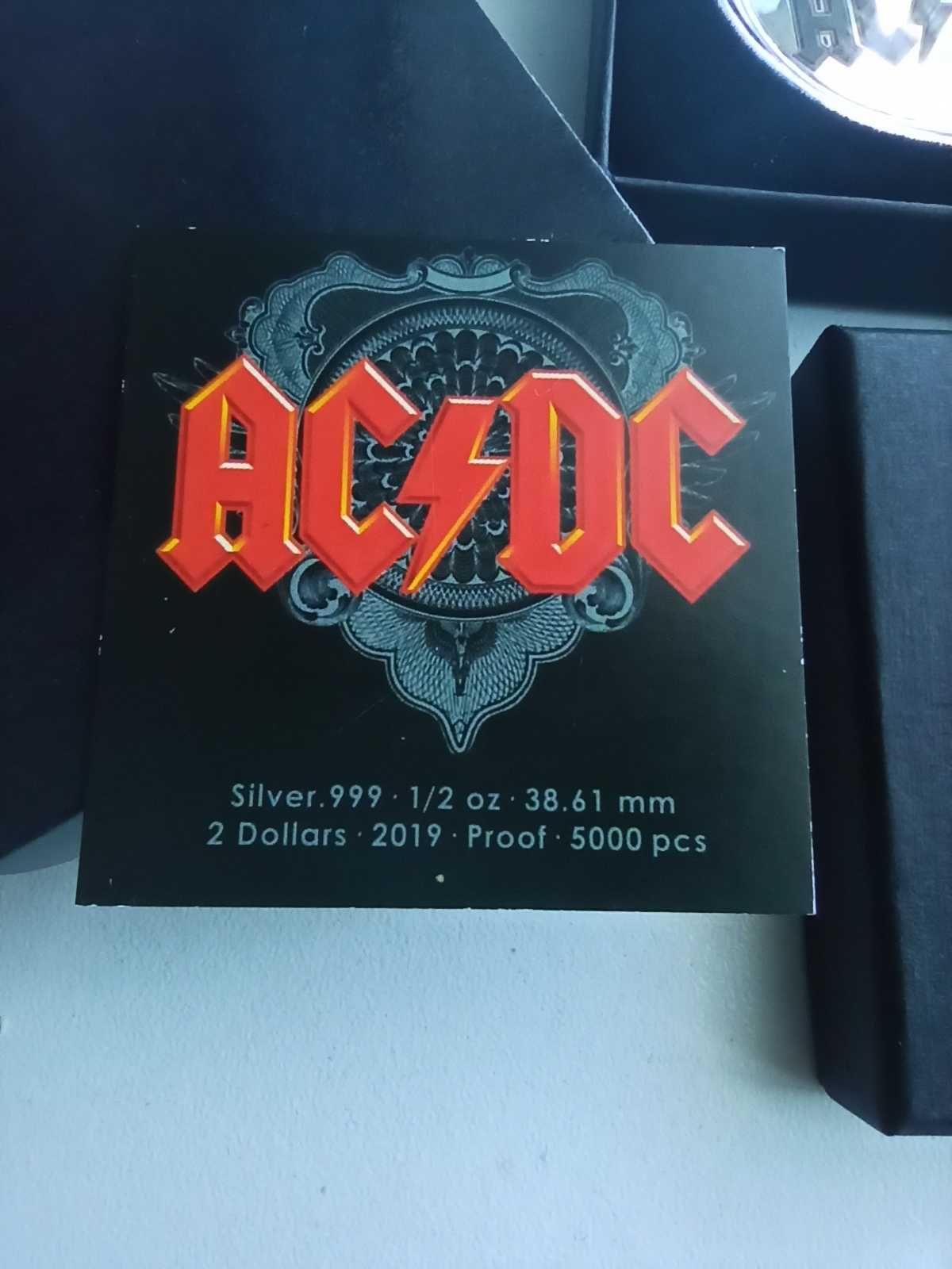 Страхотна Сребърна Монета AC/DC Ограничен Тираж