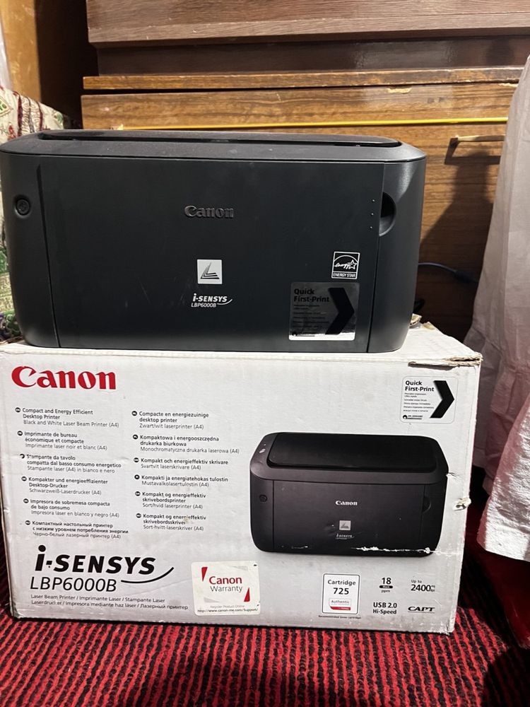 Canon принтер черно -белый