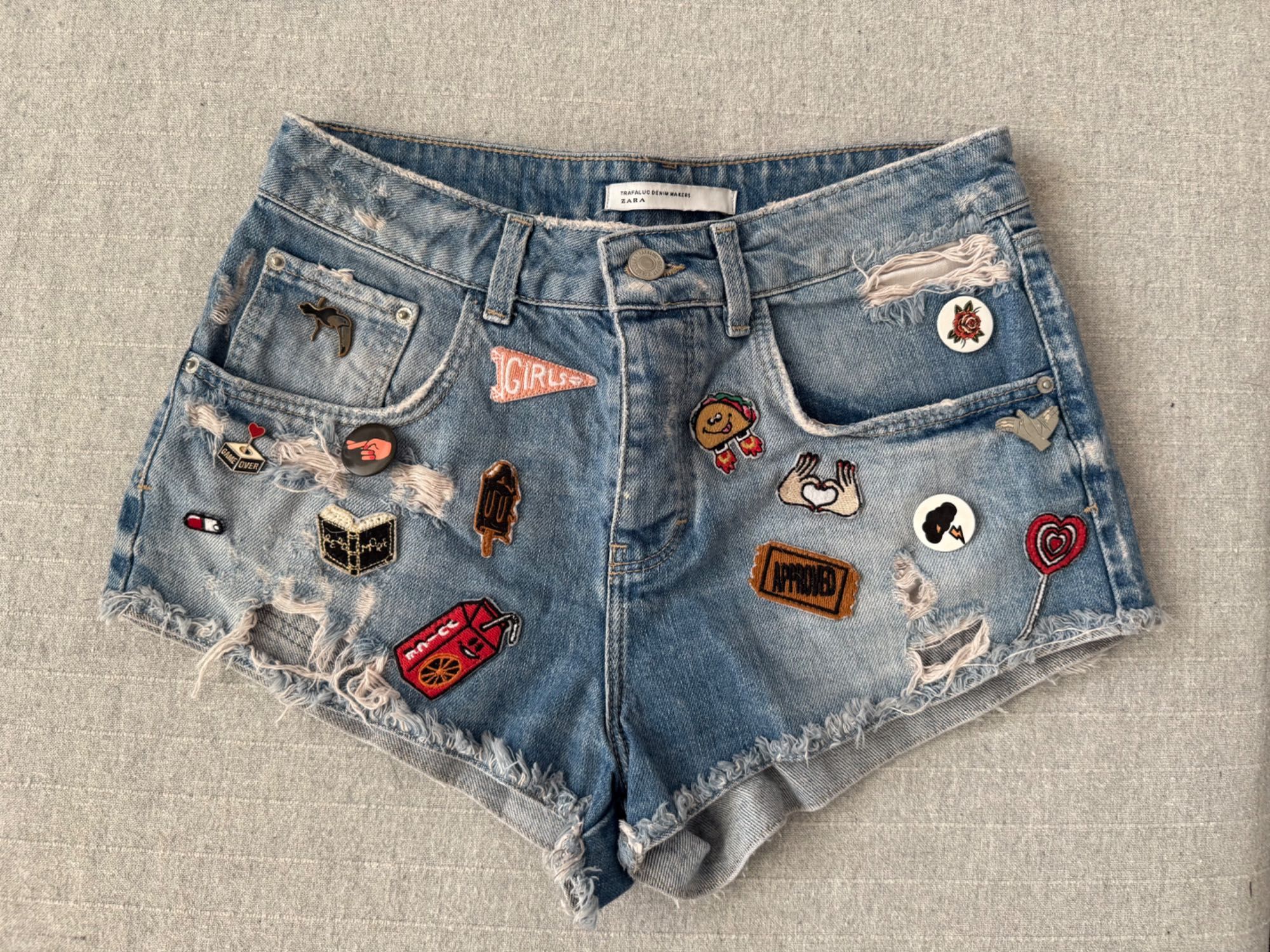 Различни модели къси панталони Zara, H&M, Pull&Bear
