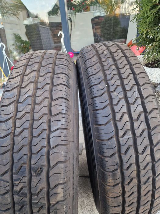 Set 2 roți noi Dacia papuc 175r14c Sava trenta