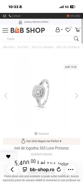 Inel de logodna 365 Love Princess