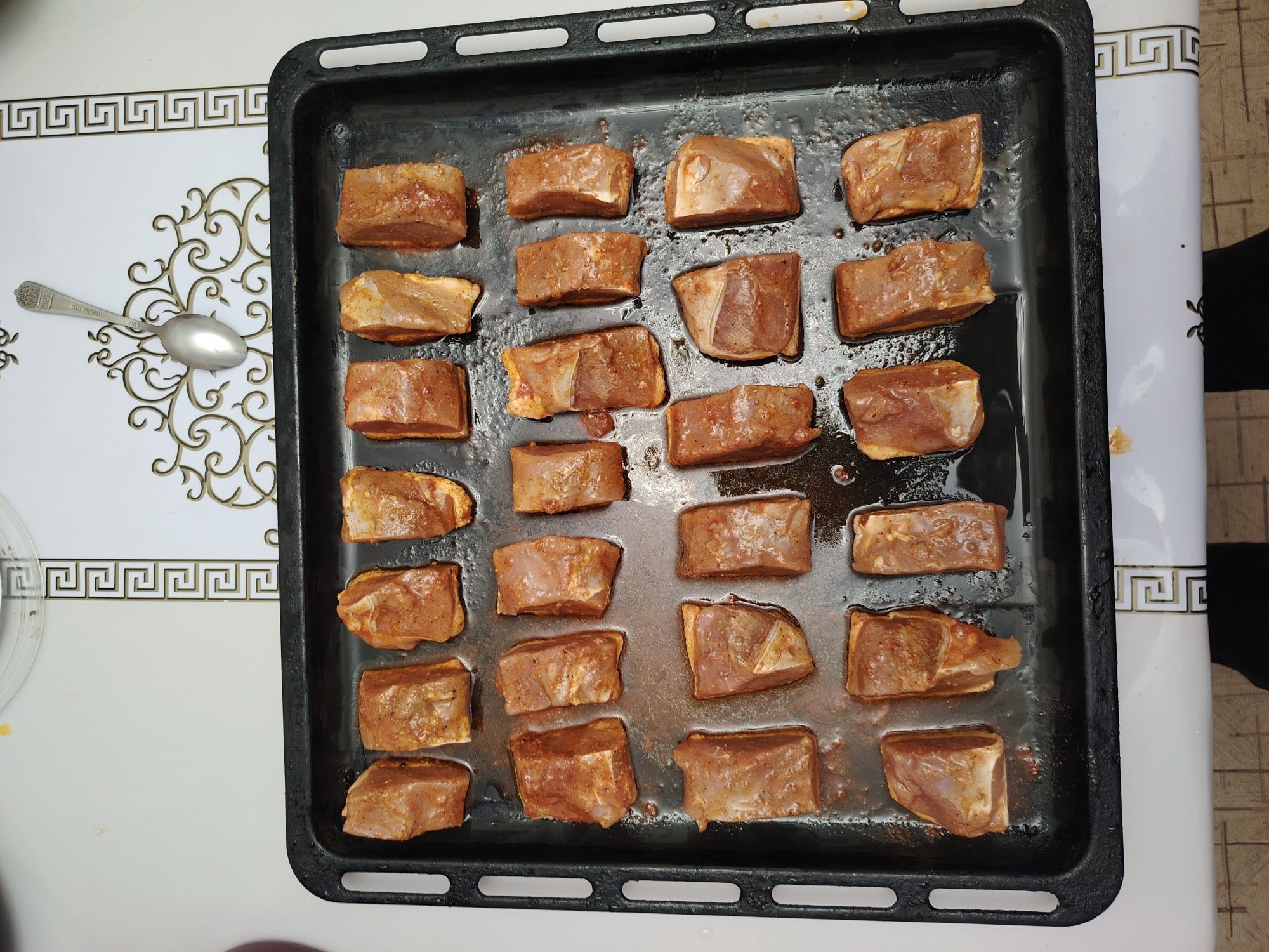 Маринованное утиное мясо для шашлыка и барбекю