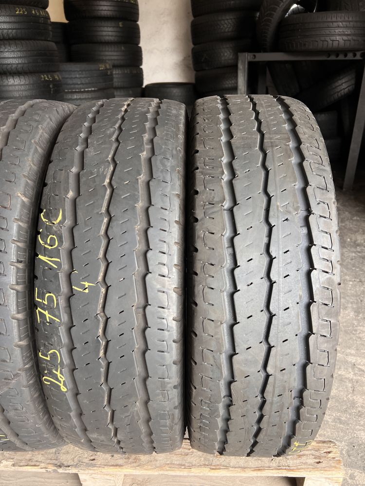4 anvelope vara 225/75/16 C , Continental , 6.5 mm