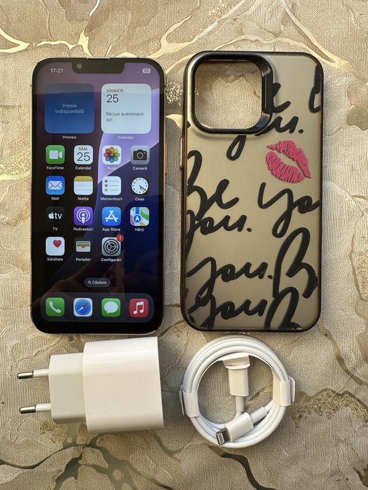 iPhone 13 Pro Gold, 256Gb, impecabil