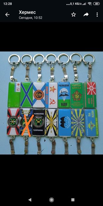 Брелоки Войсковых частей СССР