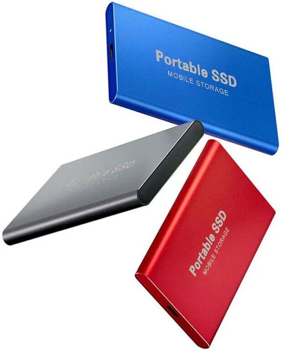 Нов, проверен 12TB преносим SSD външен твърд диск USB-C USB 3.1 ...