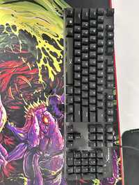 tastatura de gaming hyperx alloy fps rgb switchuri silver