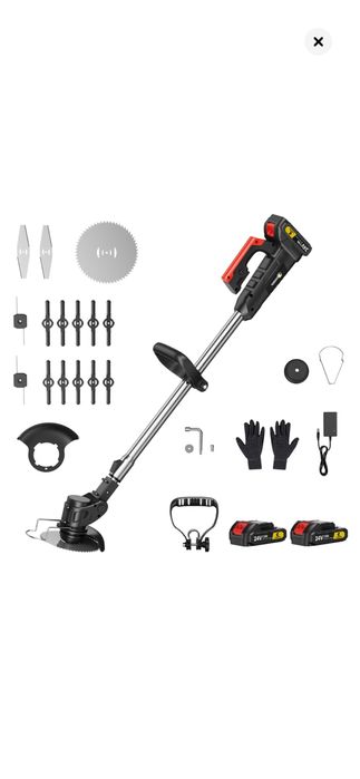 Masina de tuns iarba. Acumulatori 24v . 2 baterii.