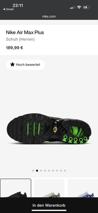 Nike Air Max Plus Tn 42 (26.5 cm) 100% originali