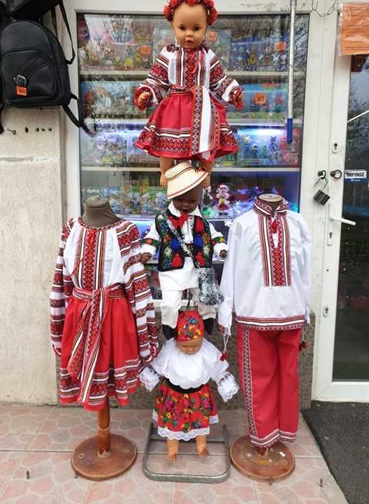 COPII Costum National- Popular ie camasa catrinta vesta bundita