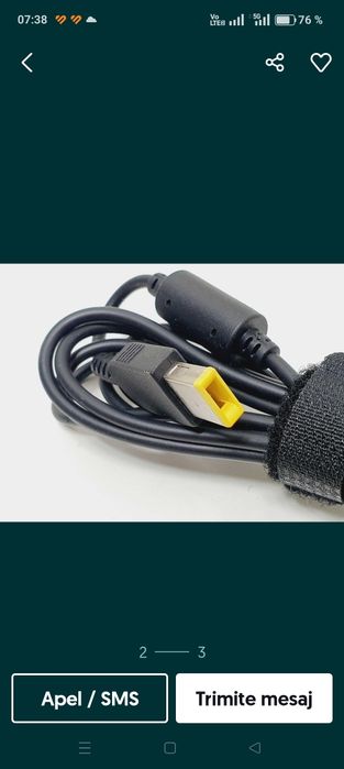 Încărcătoare laptop lenovo mufa dreptunghiulara