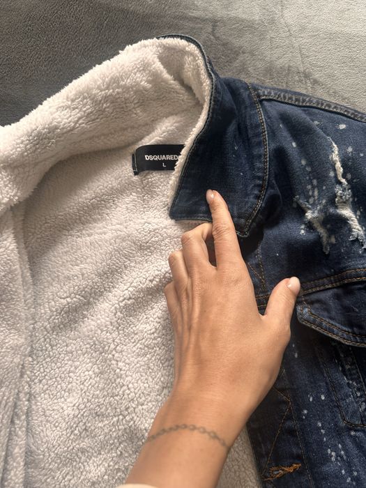 Дънки яке и шапка dsquared