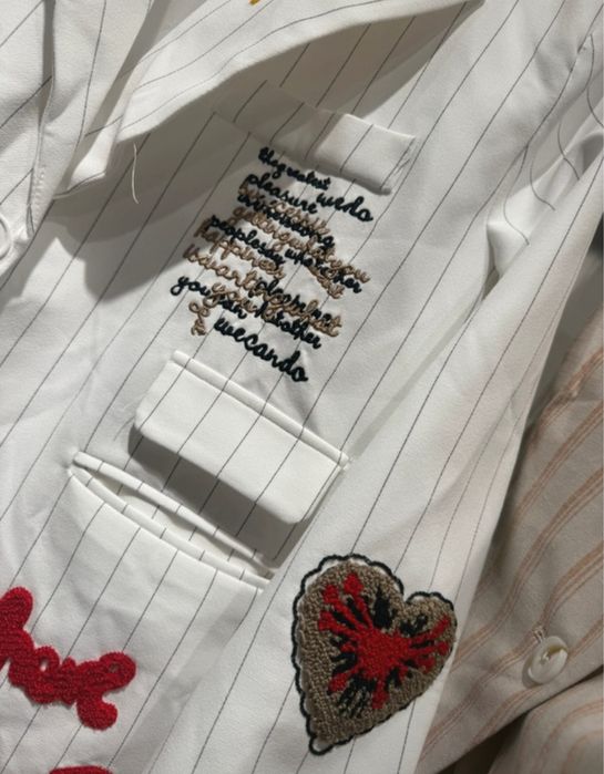 Sacou Bianco Lucci oversize