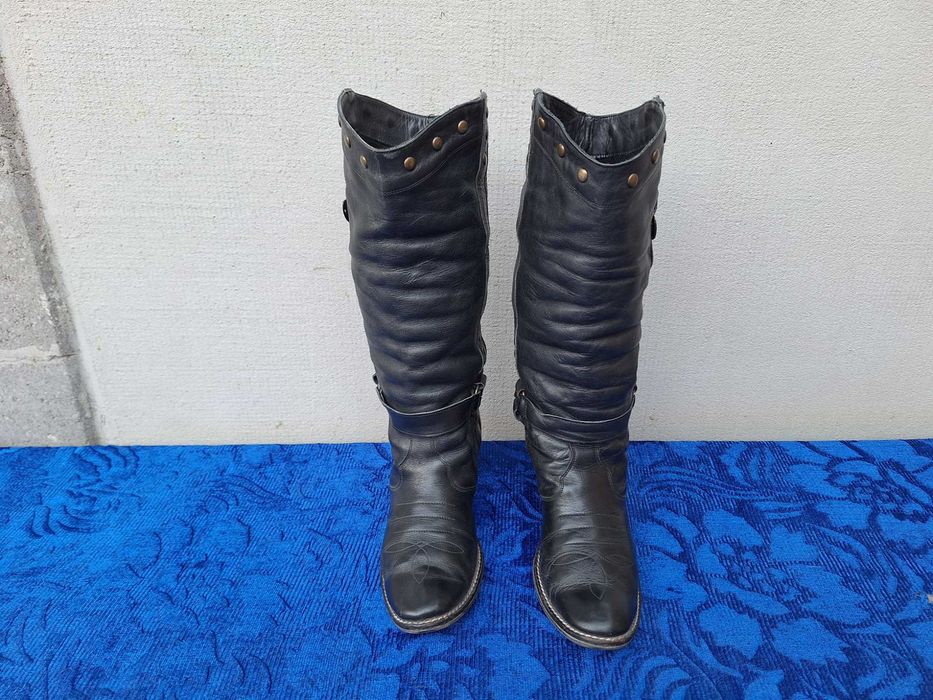 **Esco Black | cizme dama piele | mar. 38 | 24 cm