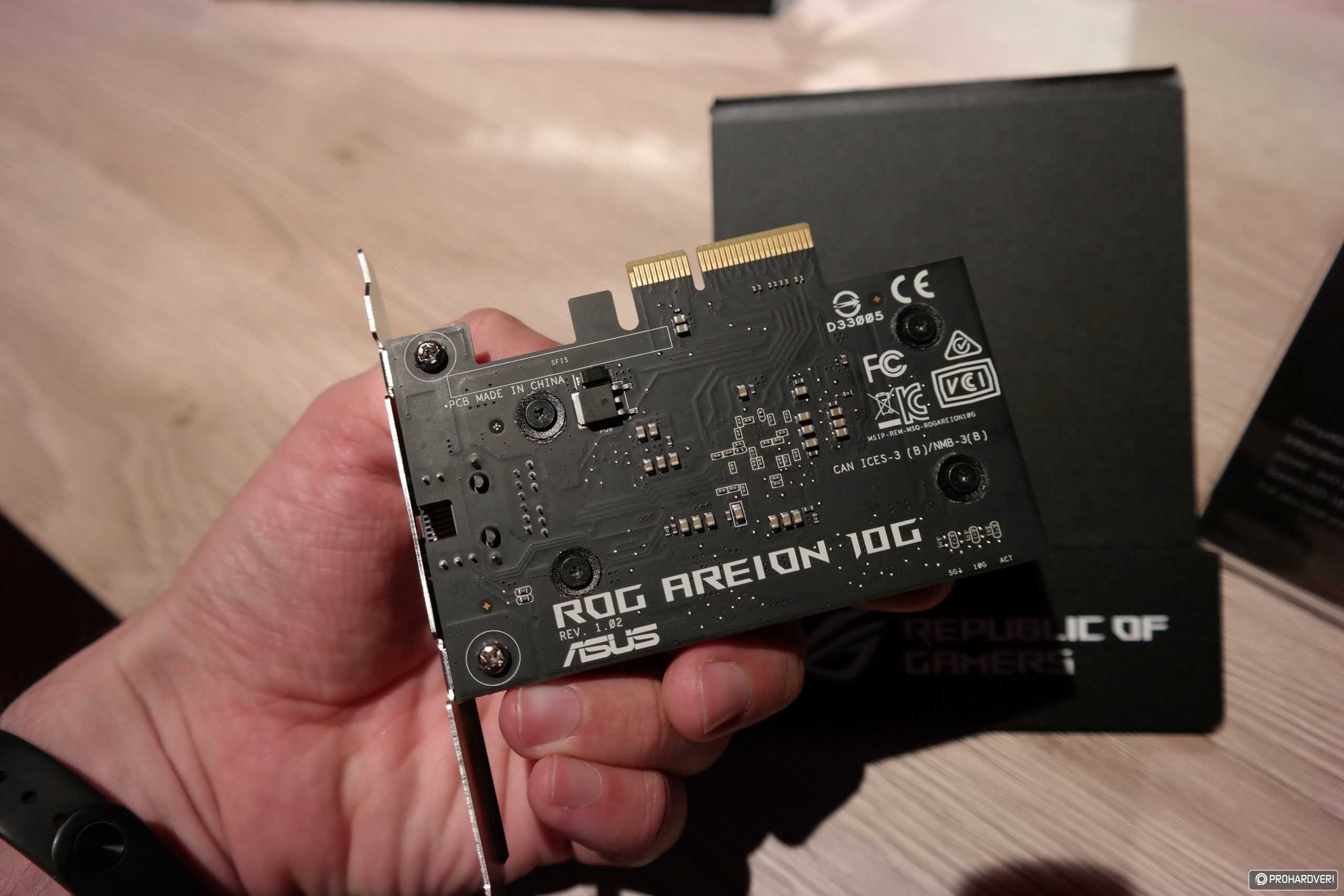 ASUS ROG Areion 10G LAN 10Gbps Ethernet PCIe 3.0 x4 Expansion