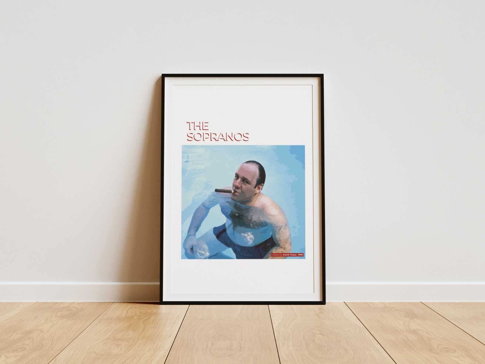 The Sopranos Poster. HBO. Cadou pentru fani.