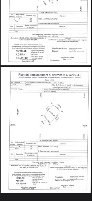 Teren Aeroport 1266 mp intravilan cu puz