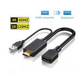Кабель-преобразователь HDMI to Displayport 4K UHD2.0