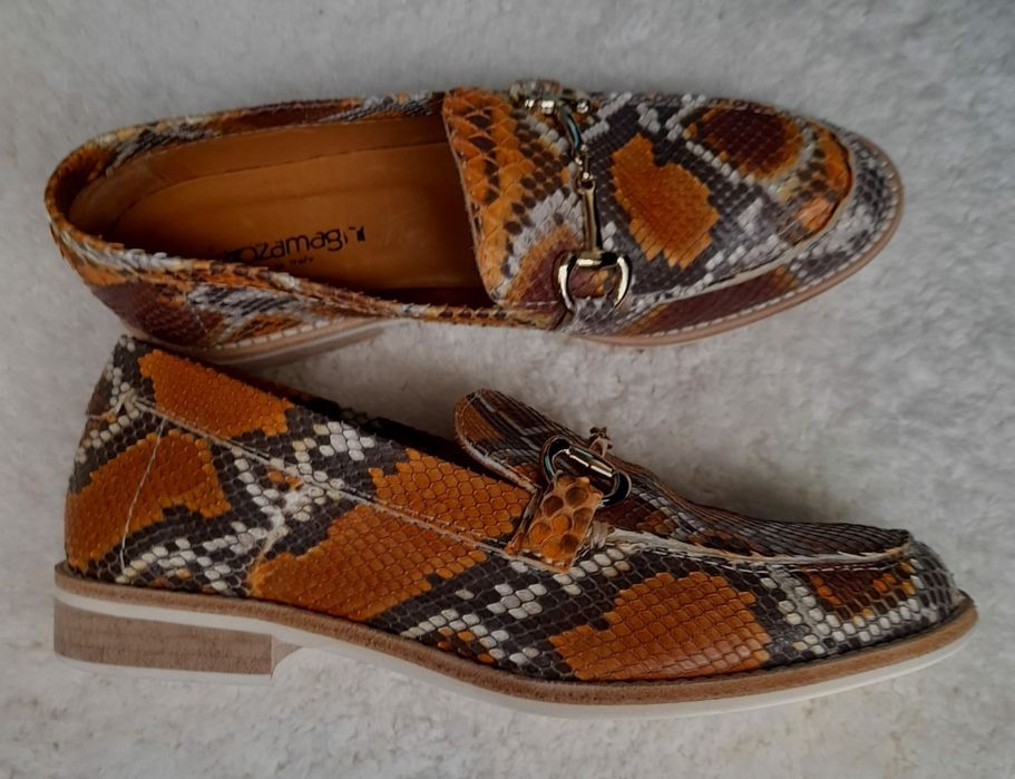 Mocasini Piero Zamagni piele piton