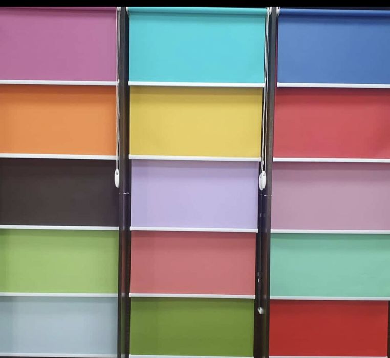 Однотонные Ролл Шторы