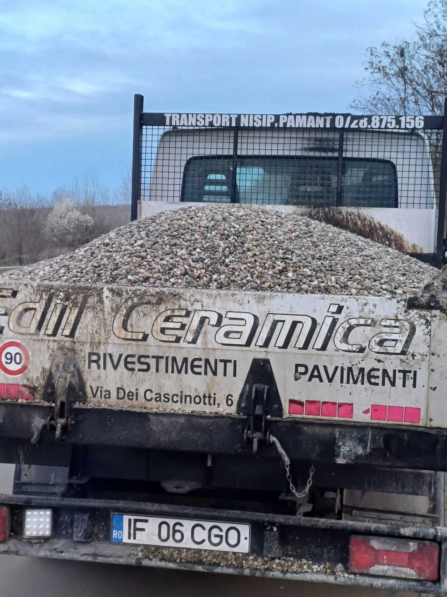 Nisip,pietriș,pământ, de vanzare