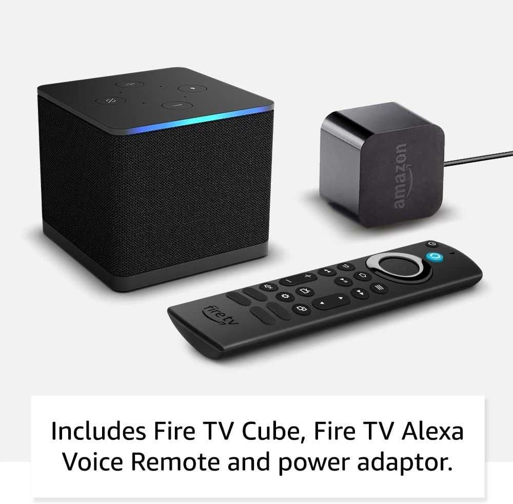 Amazon Fire TV Cube 4K UltraHD 2022, с Alexa, streaming media player