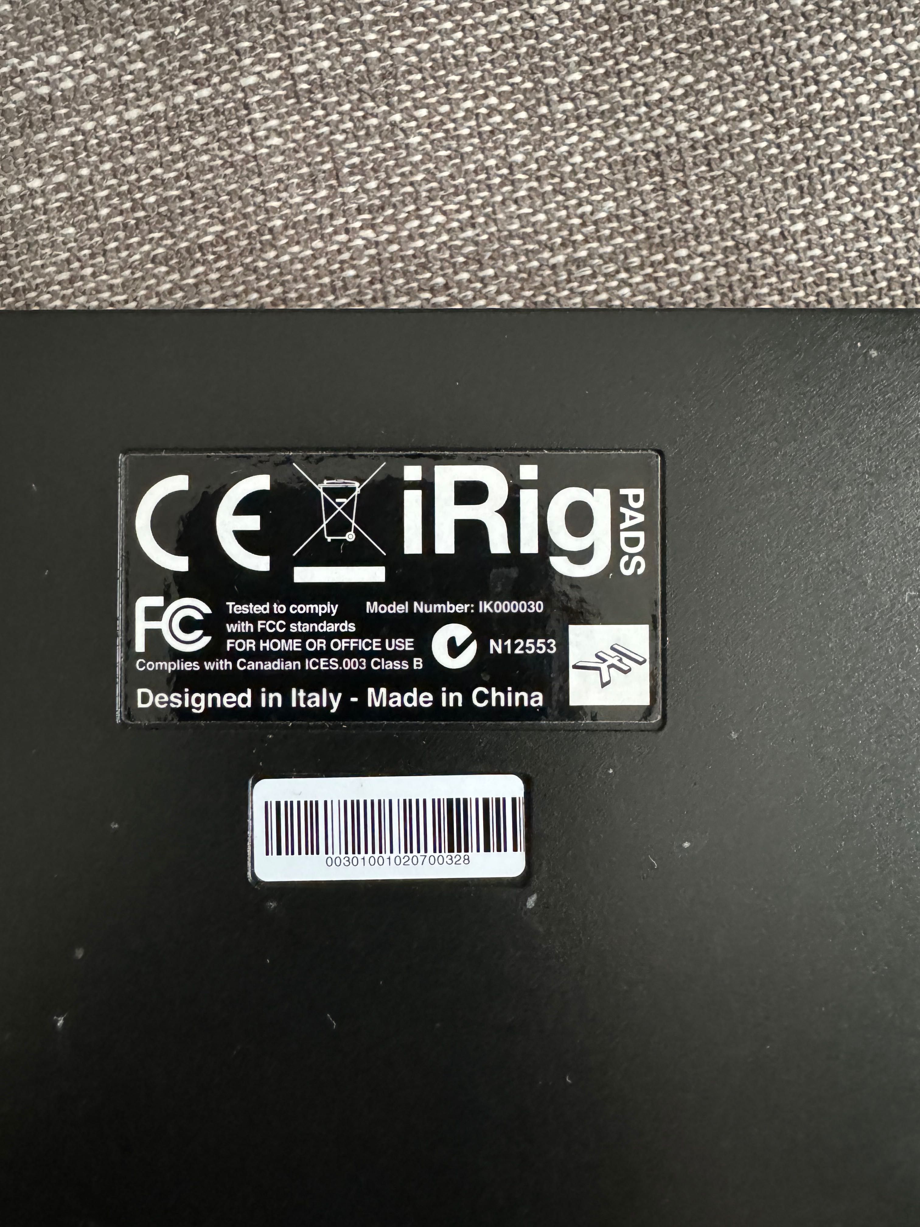 iRig pads MIDI клавиатура