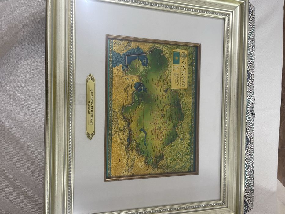 Панно «Золотая карта Казазстана» Empire