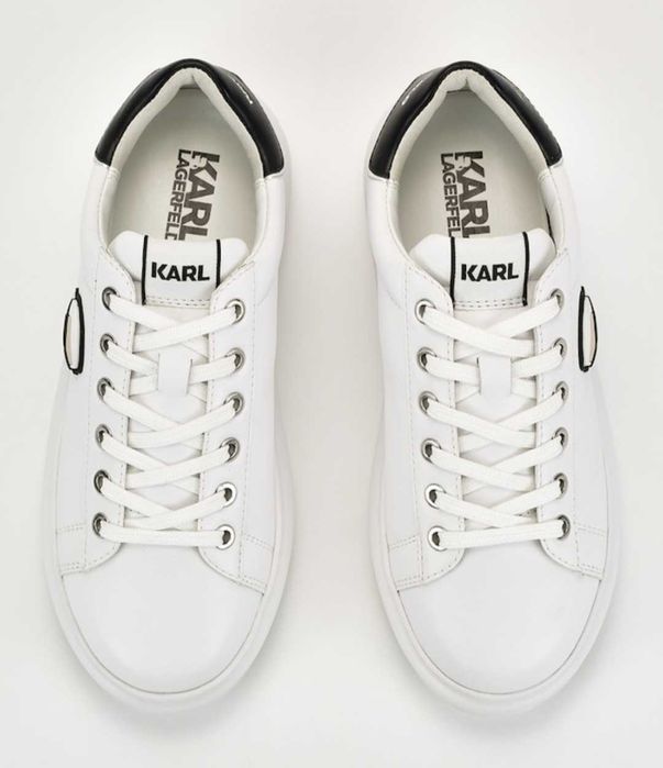 Pantofi sport Karl Lagerfeld din piele cu logo, mărimi 38, 39 sau 40
