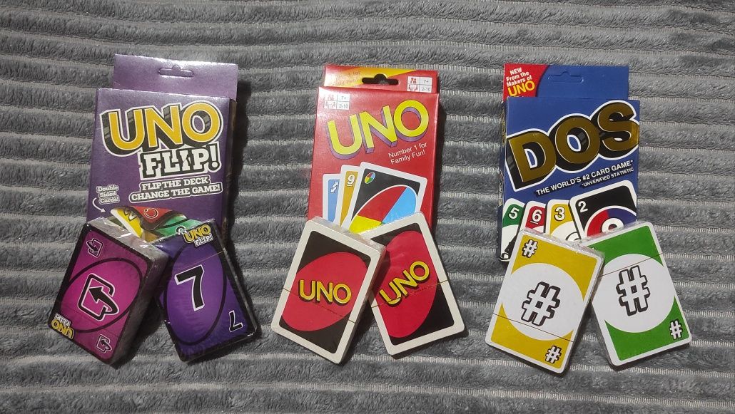 Игра Уно, Дос, Флип (uno, dos, flip) новая, запечатанная.