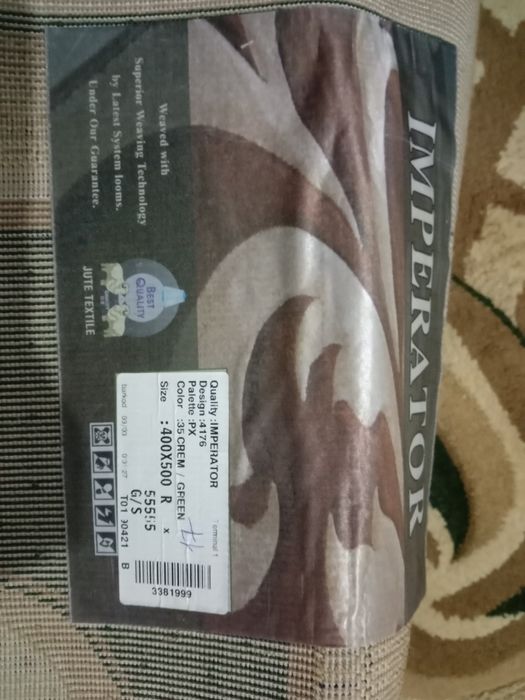 Gilam sotiladi turetski 4ga 5