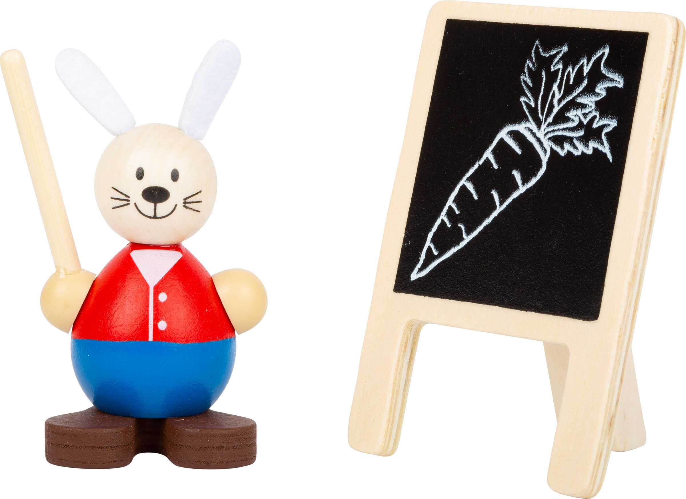 Зайчета в училище :: Немски дървени играчки, НОВА СТОКА