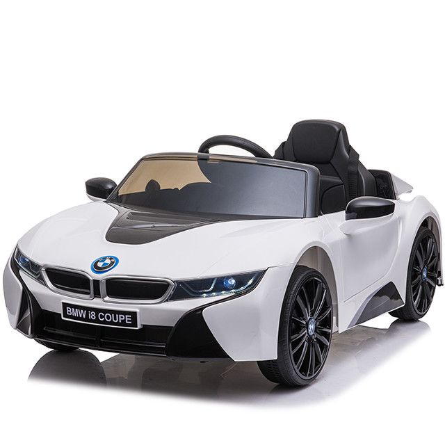 Masinuta electrica pentru copii BMW i8 12V Coupe STANDARD #Alb