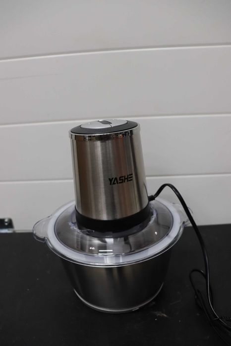 YASHE Мини кухненски робот, месомелачка, 500W,  1.8L, 2ск. ЛЕК ДЕФЕКТ