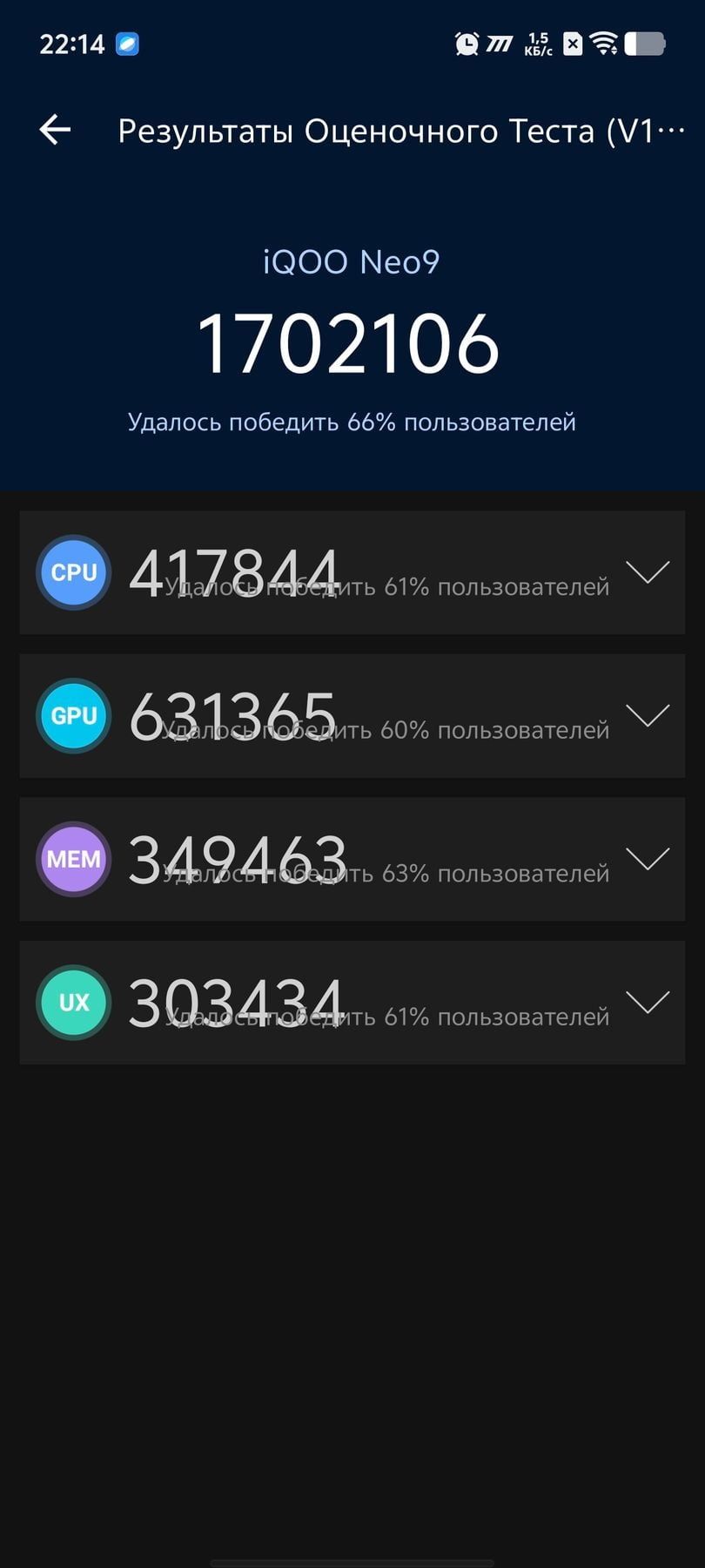 Iqoo neo 9, 12/256
