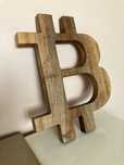 Биткой / Bitcoin пано от орех