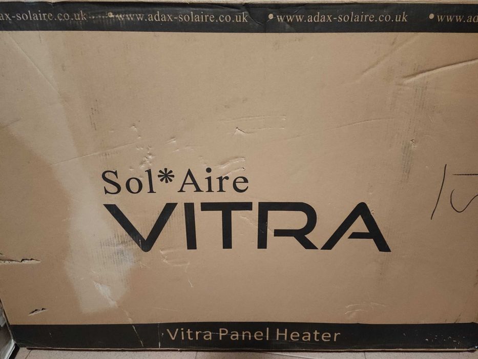 Нов. wifi  конвектор стъклен solaire vitra