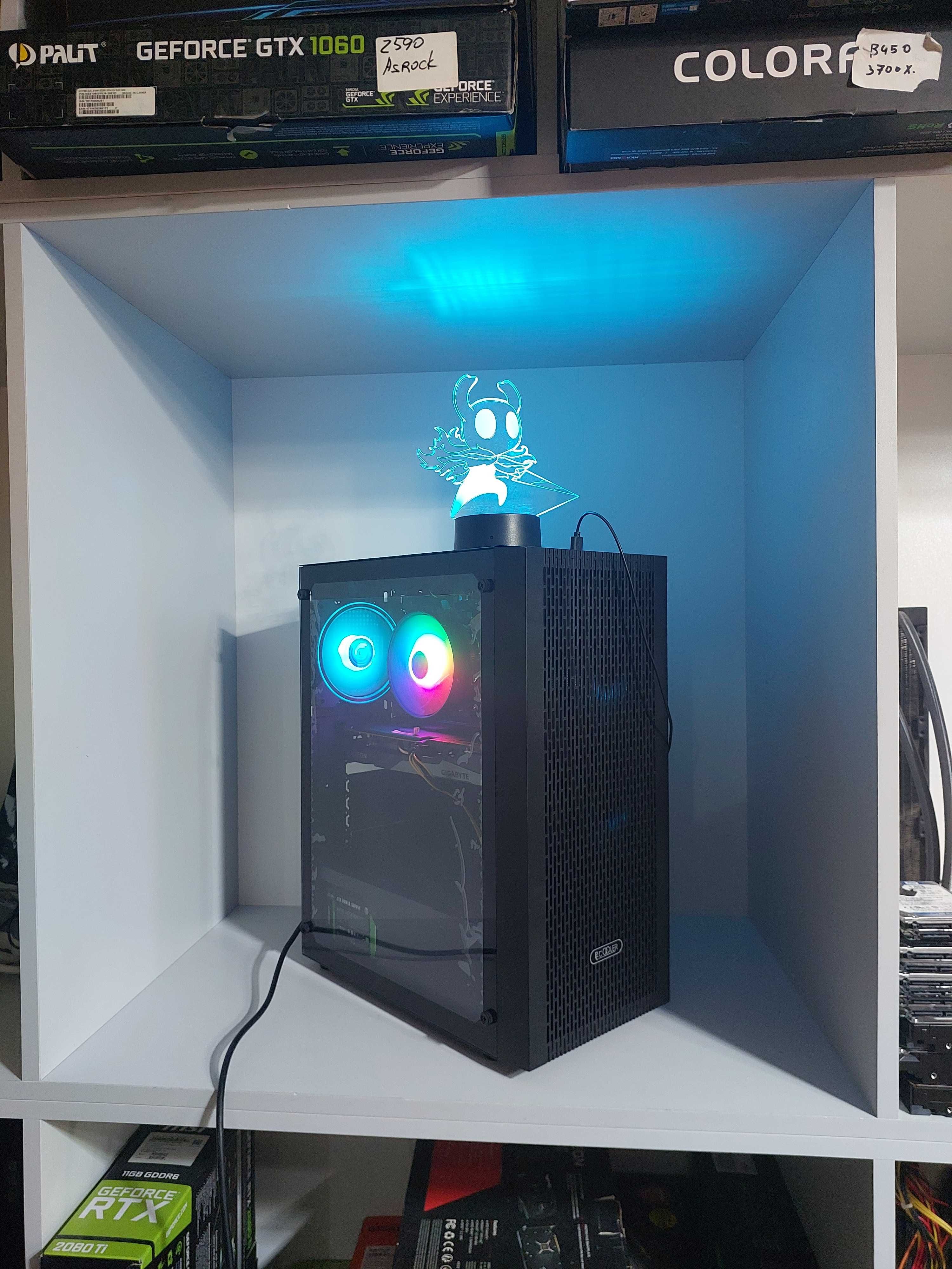 Мощный игровой компьютер Intel core i3-10100f , RX6500xt 4gb