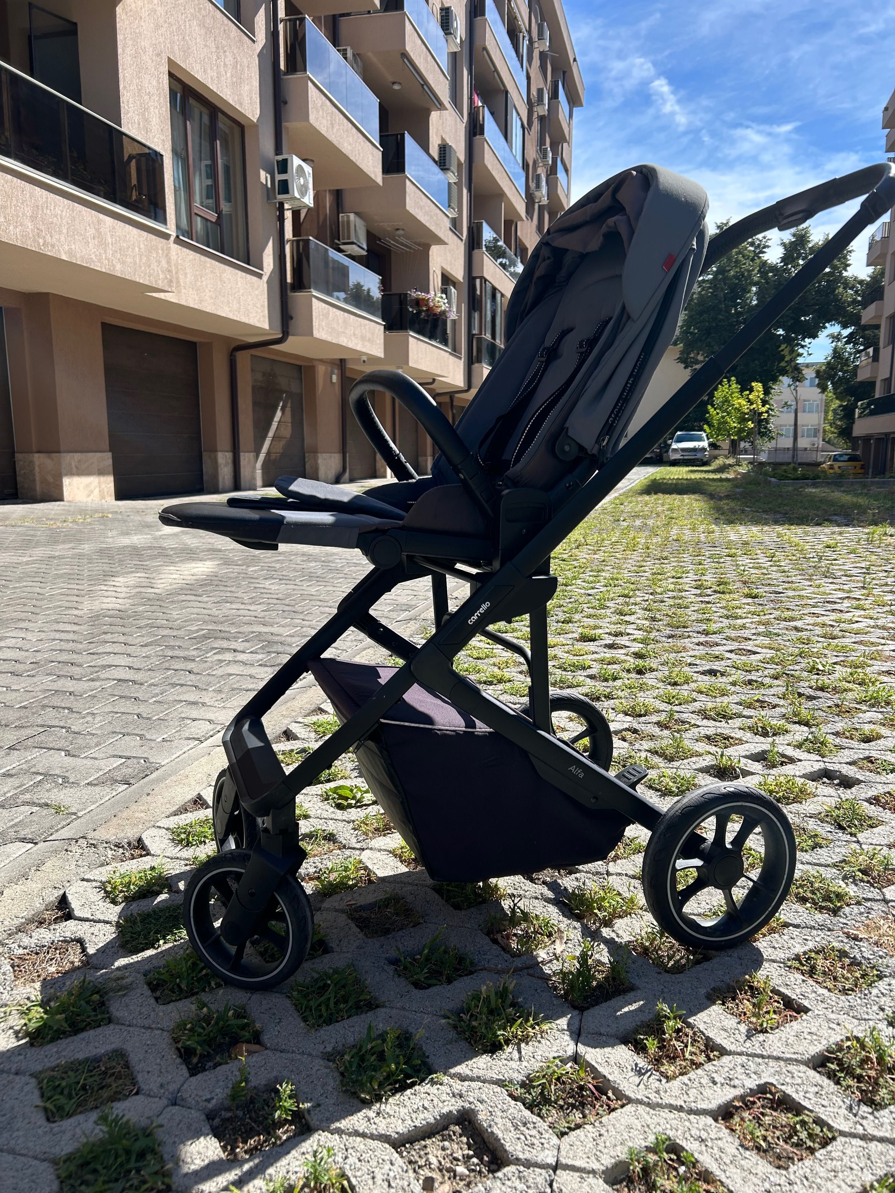Бебешка количка Carrello Alfa Graphite Grey 2023