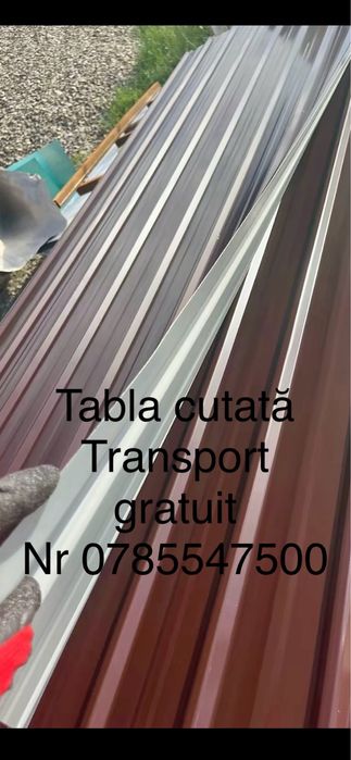 Tabla cutata colorata si zincata