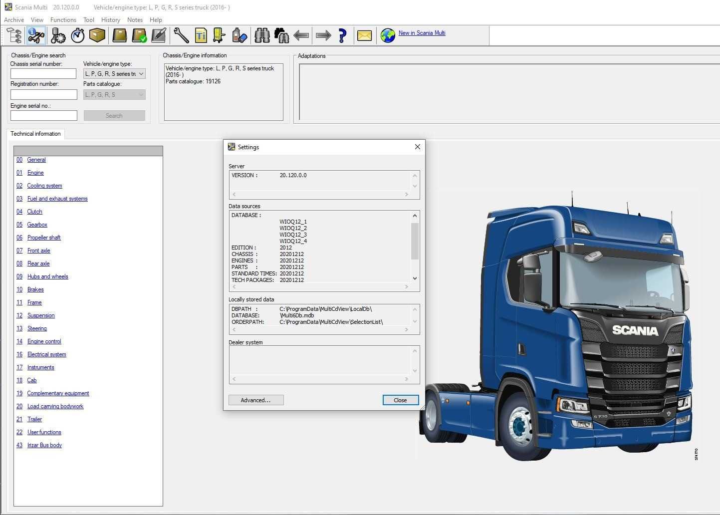 Scania Multi 2024 - Catalog de piese si manuale de reparatii