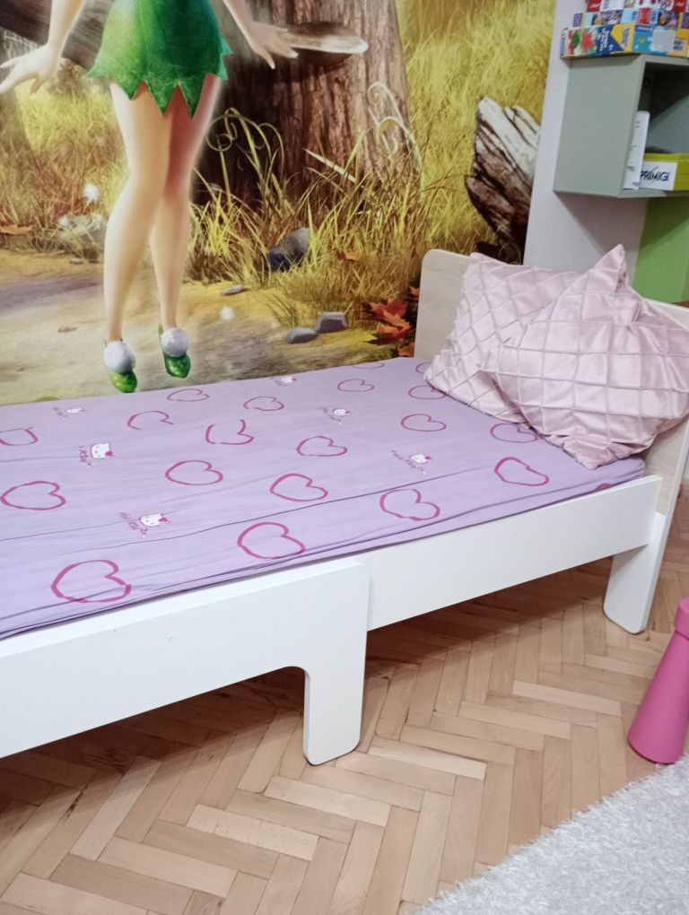 Детско легло с подматрачна рамка ИКЕА и матрак