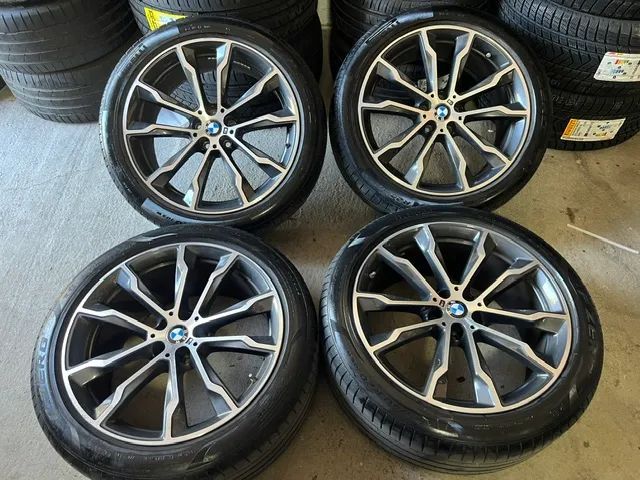 Jante Bmw X3 X4 R20 G01 G02 Originale M699 anvelope vara pirelli run flat Omologate BMW cu steluta RSC senzori presiune in doua latimi