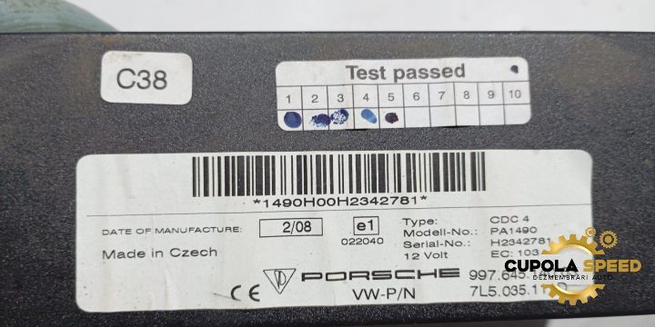 Radio CD/ DVD 7L5035111D Porsche Cayenne 957 [facelift] [2007 - 2010]