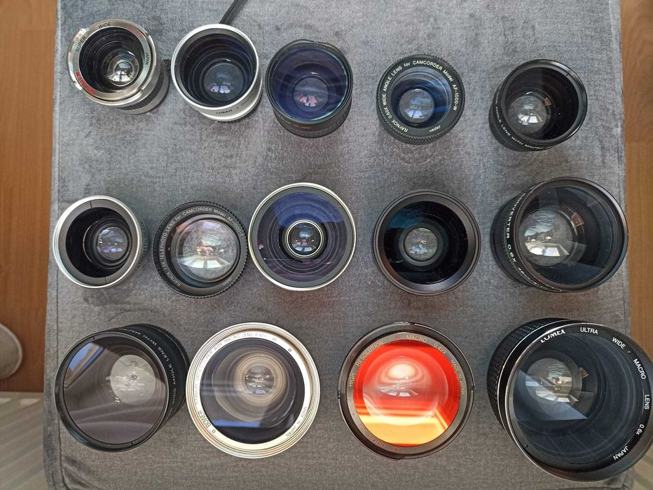 Obiective vechi wide pentru video si foto