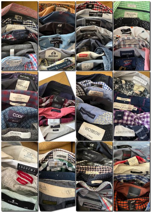 10 Мъжки ризи (XS-S/M) маркови в отлично състояние