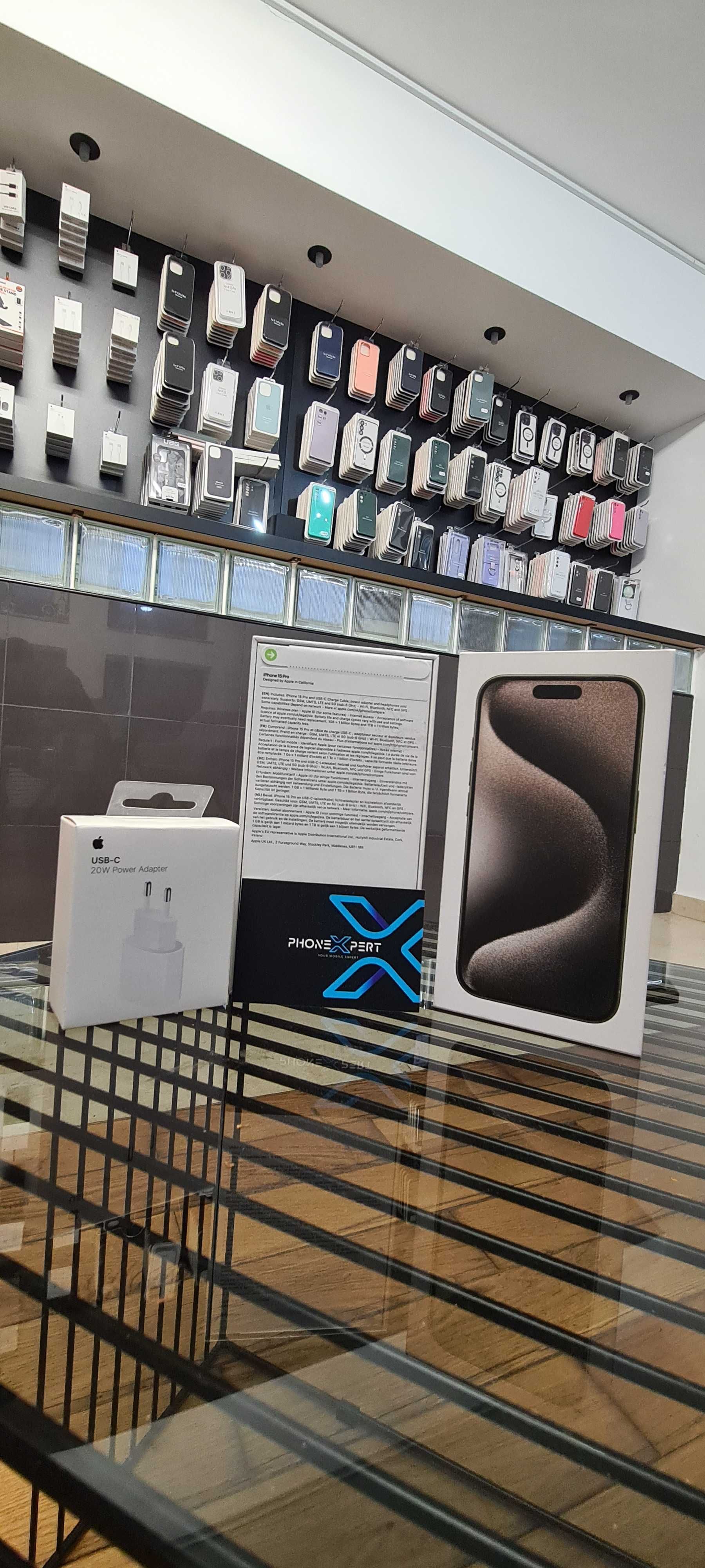 Nou iPhone 15 Pro 128GB Natural Titanium id 425 Factura